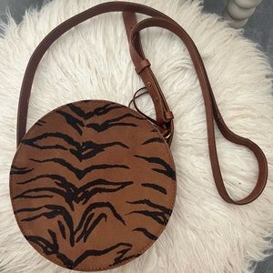 Madewell Brown and Black Crossbody Bag